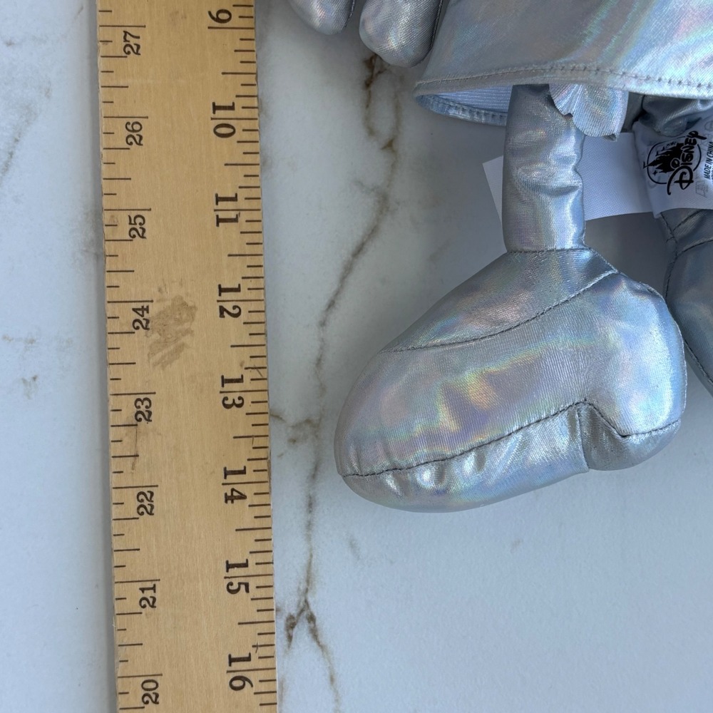Disney Parks 100 Years Wonder Minnie Mouse Iridescent Silver Platinum Plush - Picture 12 of 14